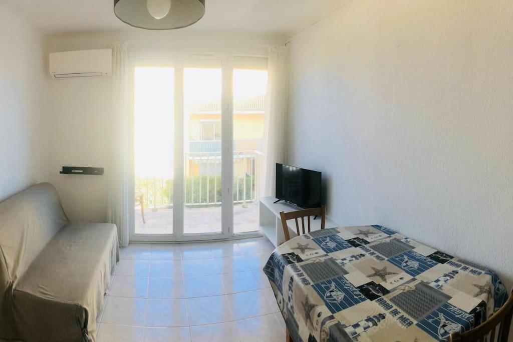 Situation Ideale F2, 2 Eme Ligne,Climatise, Plage 팔라바 레 플로 외부 사진