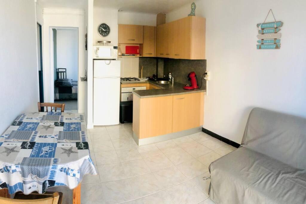 Situation Ideale F2, 2 Eme Ligne,Climatise, Plage 팔라바 레 플로 외부 사진